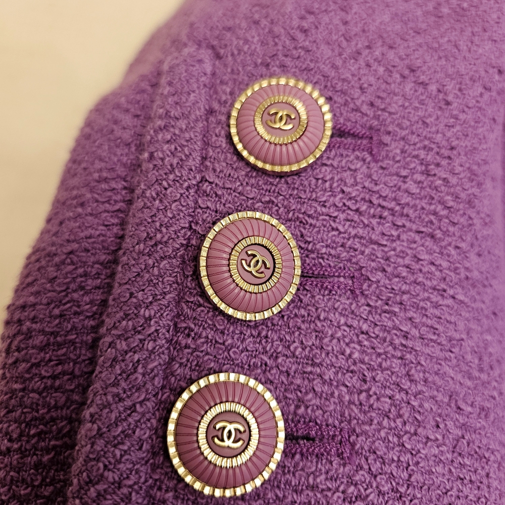 Brand NEW chanel Boucle Tweed Jacket 20B - Picture 9 of 13